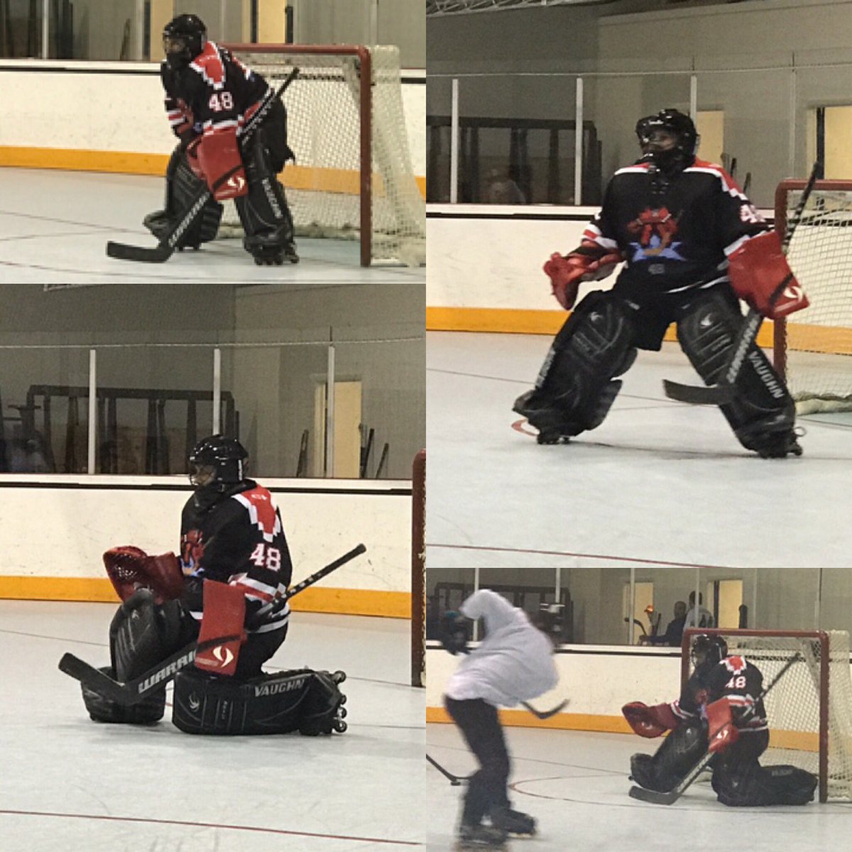 PuckinHostile's tweet photo. Thanks to @SerpentValyrian for snapping a few pics from the ass kicking I took last night.
#fullrightunite
#Goaler https://t.co/B5eWGo2mn7