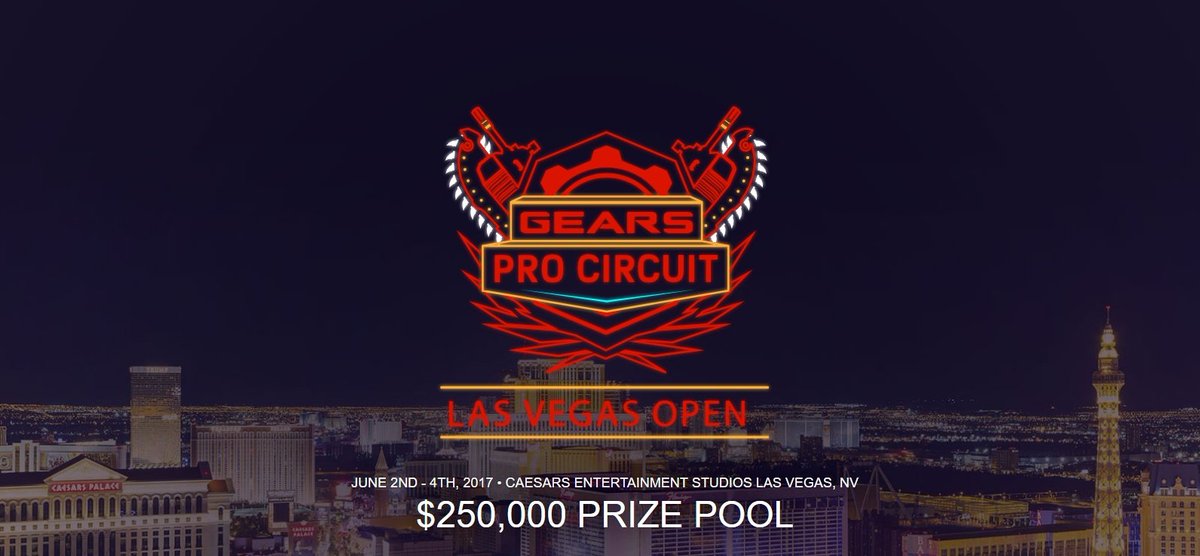 MLG's tweet image. Announcing the @GearsofWar Pro Circuit Las Vegas Open, June 2-4!

Passes available tomorrow (5/10) at 12:00 PM ET at MLG.tv/GearsVegas