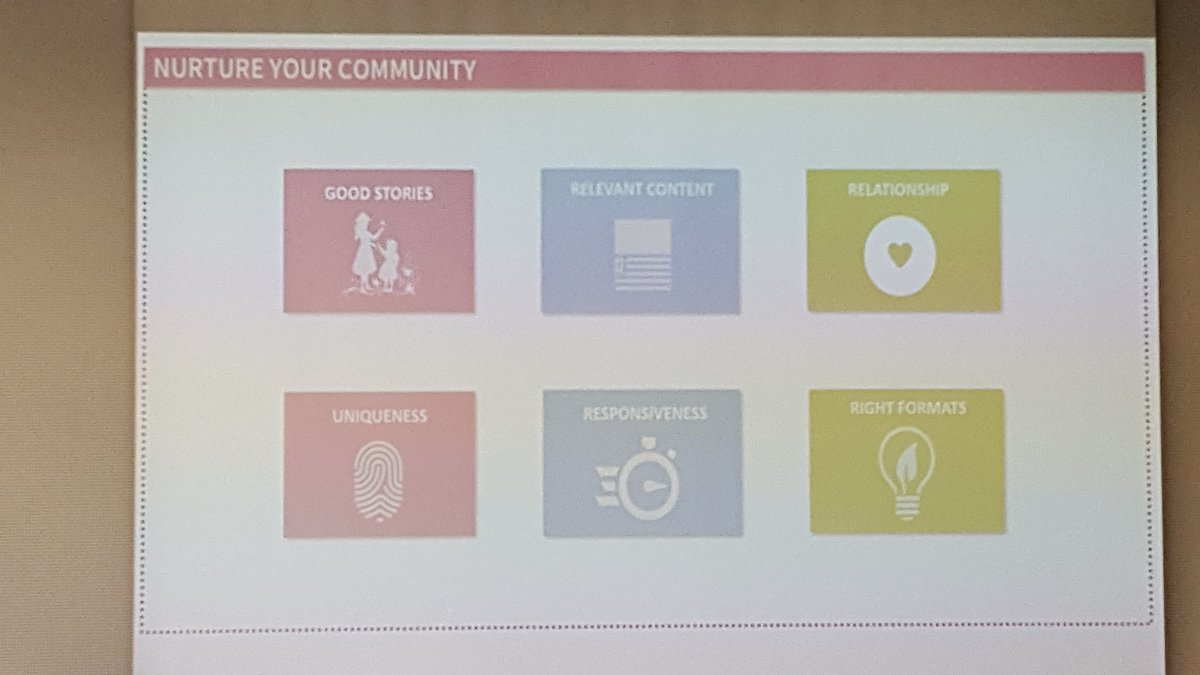 AudeLerner's tweet photo. Nurturing the relationship with our community by crafting unique stories @anasofiacald  #wds2017 https://t.co/vTIp7It5tZ
