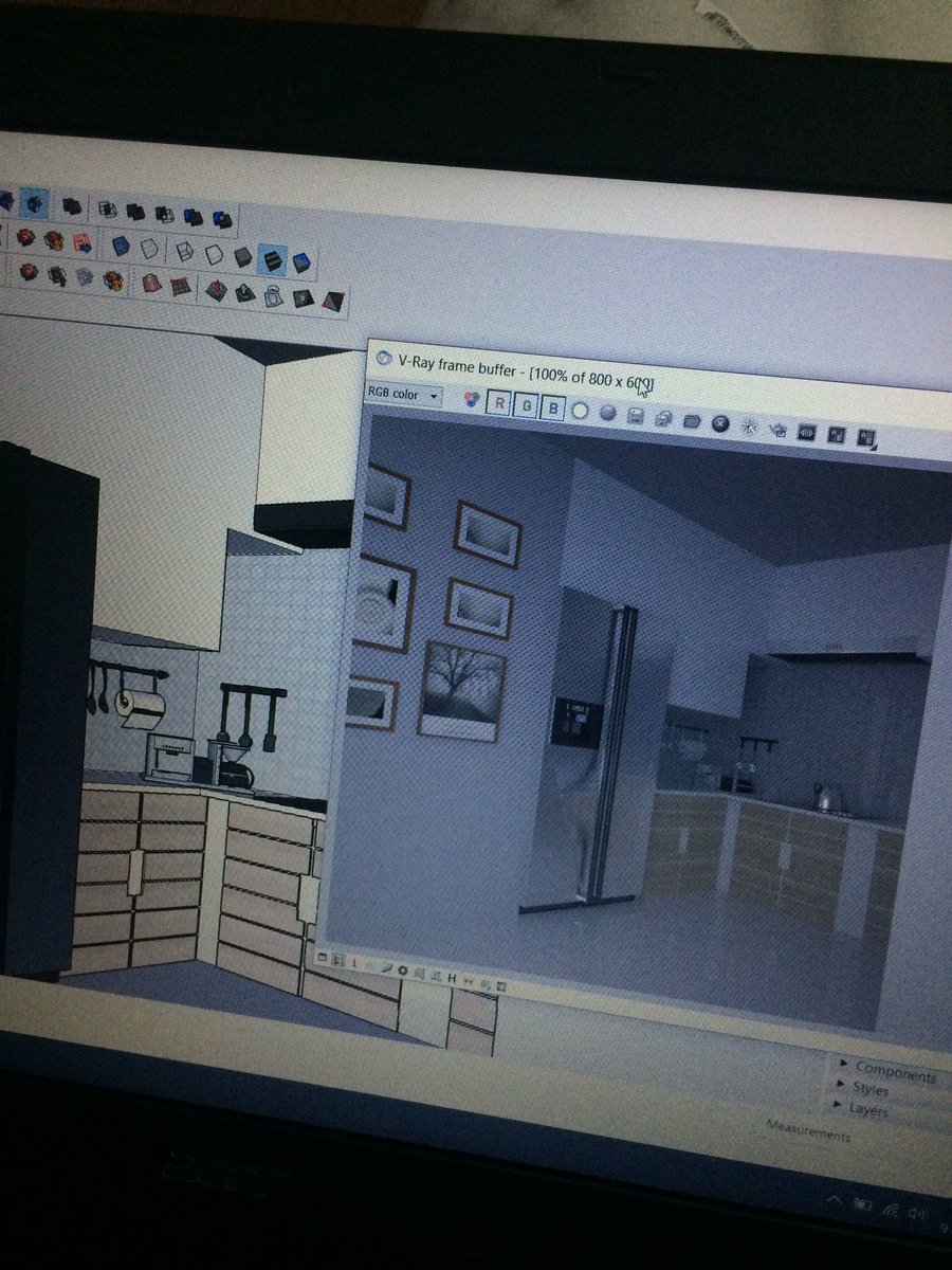 phaeirenne's tweet photo. White kitchens are perfect! ๐ #KunwariWalaKangThesisNaIniisip #Skp2016 #VRAY2 https://t.co/ln5jUlIZBU