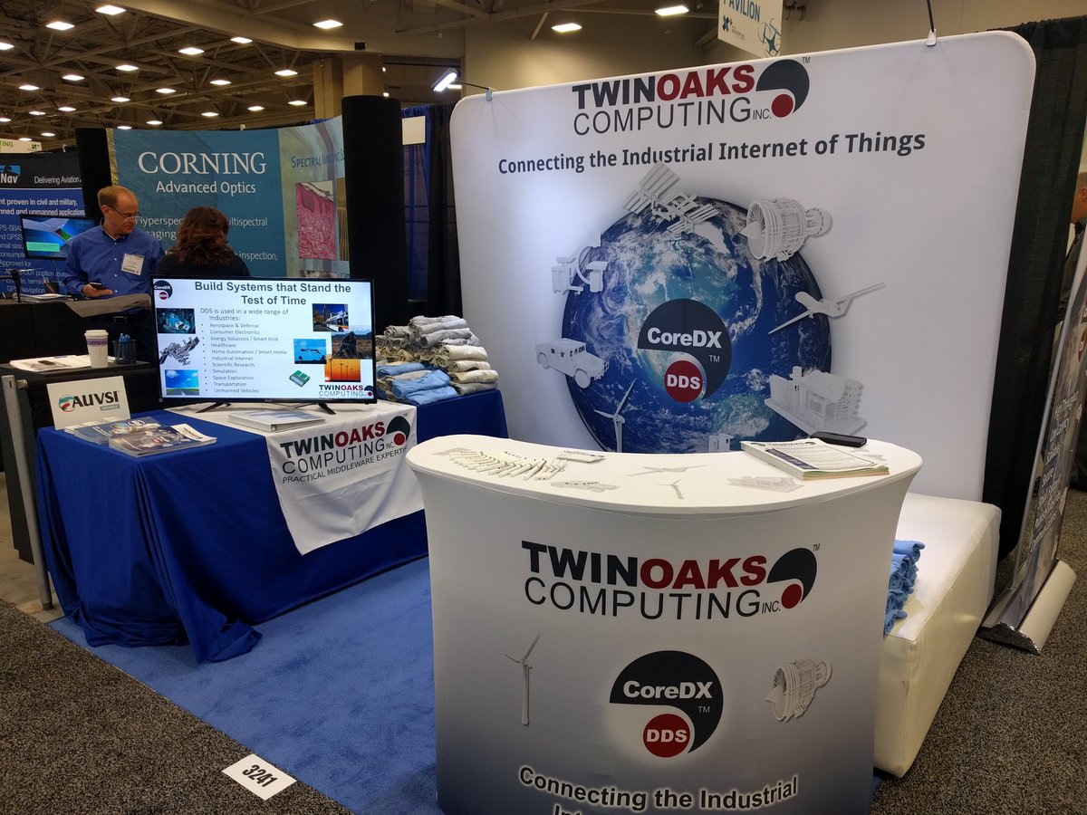 TwinOaksComp's tweet photo. Stop by our Booth #3241 XPONENTIAL @AUVSIshow today and learn more about CoreDX DDS. https://t.co/2zgHFlnJLx