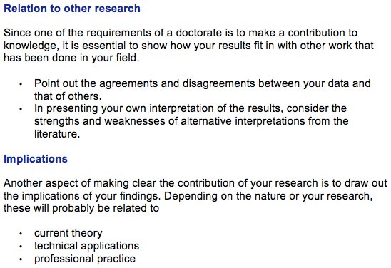 How to write a phd discussion