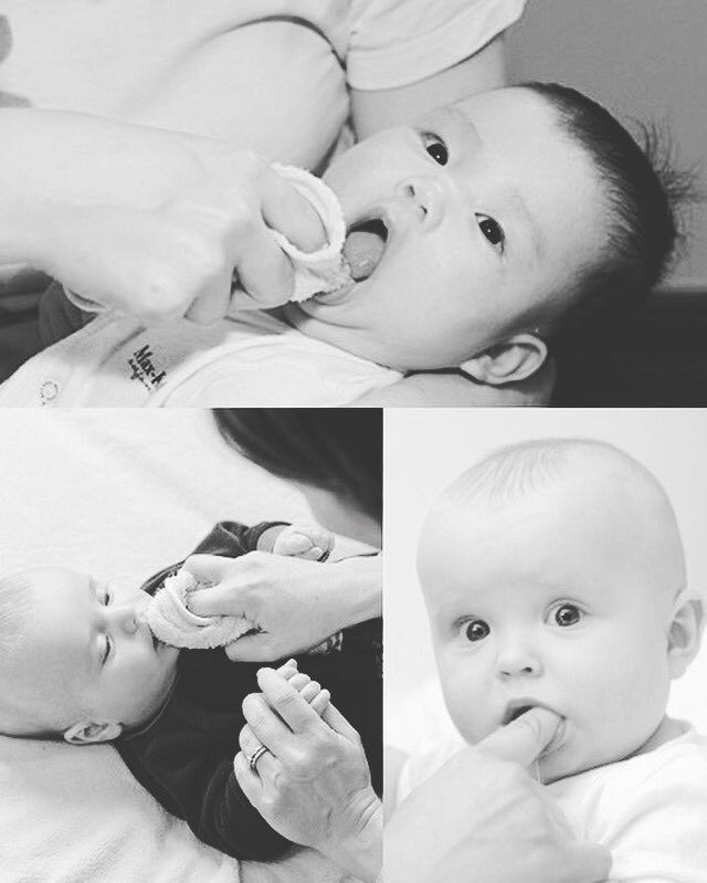 FloridaDentalAE's tweet image. Take care of #baby 🍼 #teeth 
Clean your baby's gums even before her #firstteeth erupt. Wipe them with a damp washcloth after feedings.