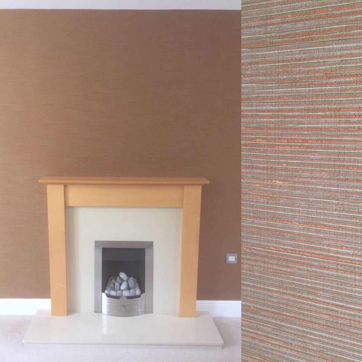 PattrnPrinciple's tweet photo. Did you know you can put fabric on walls? #rushes #redwood paper backed #fabric by #zoffany #bedifferent #thepatternprinciple #holmfirth https://t.co/rc3AdzvLjx