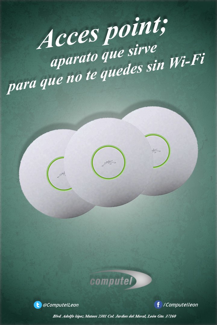 ComputelLeon's tweet photo. Tenemos access point, para que no se quede sin Internet la oficina del rincón. 
nosotros te los instalamos. 
Tel(477) 390 03 83 https://t.co/7SR8Nn7adS