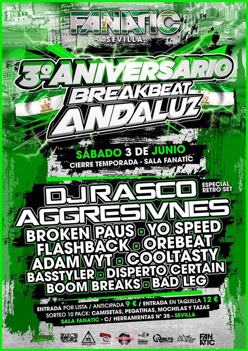 8zero8Club's tweet image. ❤️ Nuestro público manda! ❤️
Entrada anticipadas / lista: 9€ 
Entrada taquilla: 12€
Sala Fanatic. C/ Herramientas Nº35 - Sevilla