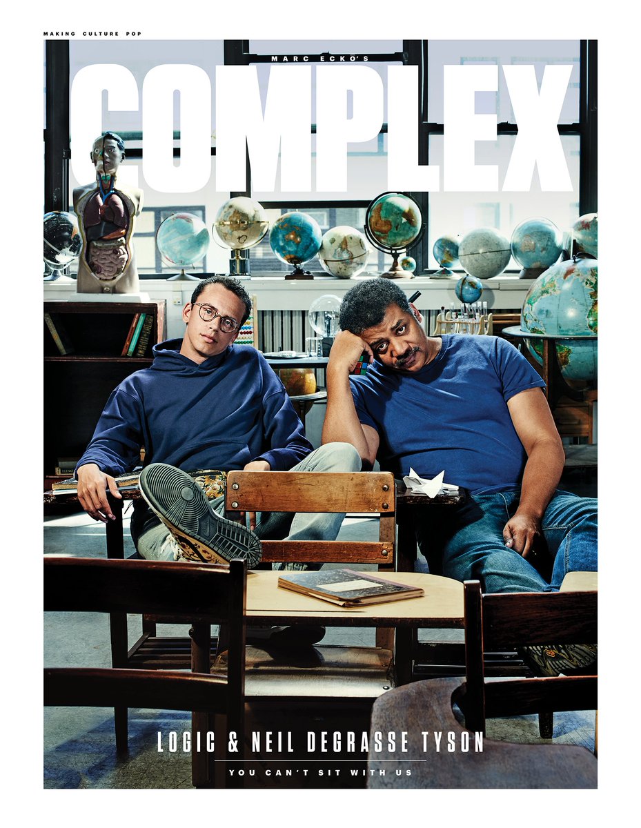 Complex's tweet photo. Our Complex cover stars ✨ 

@Logic301 &amp; @NeilTyson #NeilDropsLogic https://t.co/VC9OjGwPvd https://t.co/ceXusznC6P