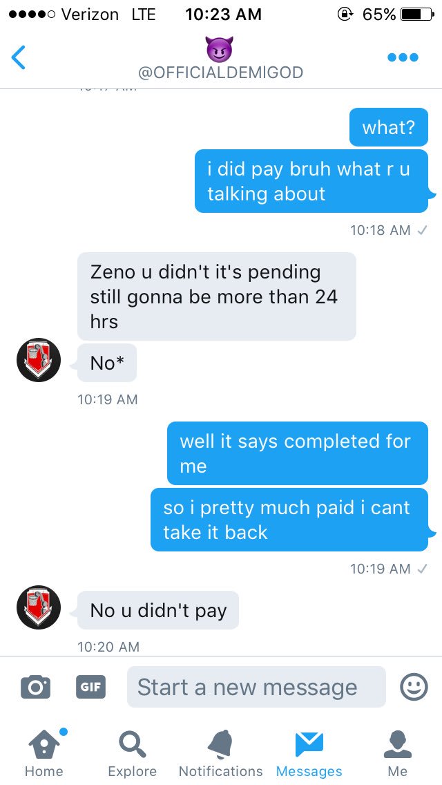 iSellBruh's tweet photo. NO ONE BUY FROM @OFFICIALDEMlGOD HE JUST SCAMMED ME OFF @iSNAG2kYT's SS3 ACCOUNT. @2KCrewFinder @HankDaTank25 @DevTakeFlight https://t.co/qKkQjvNFOX