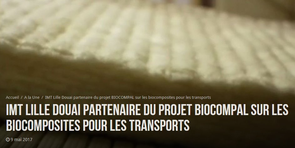 P_Krawczak's tweet photo. Des #biocomposites performants et allégés pour le #transport #ferroviaire et #aéronautique ➡️https://t.co/IdP0rjxRca v/ @IMTechfr #BIOCOMPAL https://t.co/hkKZqI8gbk