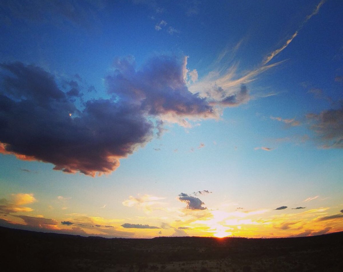 Beautiful big #Botswana sky #ilovebotswana #lostinbots #sunset