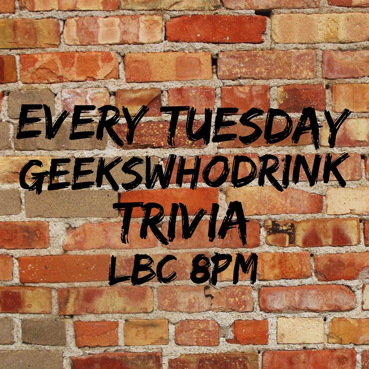 TheBlindDonkey's tweet photo. #GeeksWhoDrink #LBCTrivia approaches! https://t.co/IMnYX11uW9
