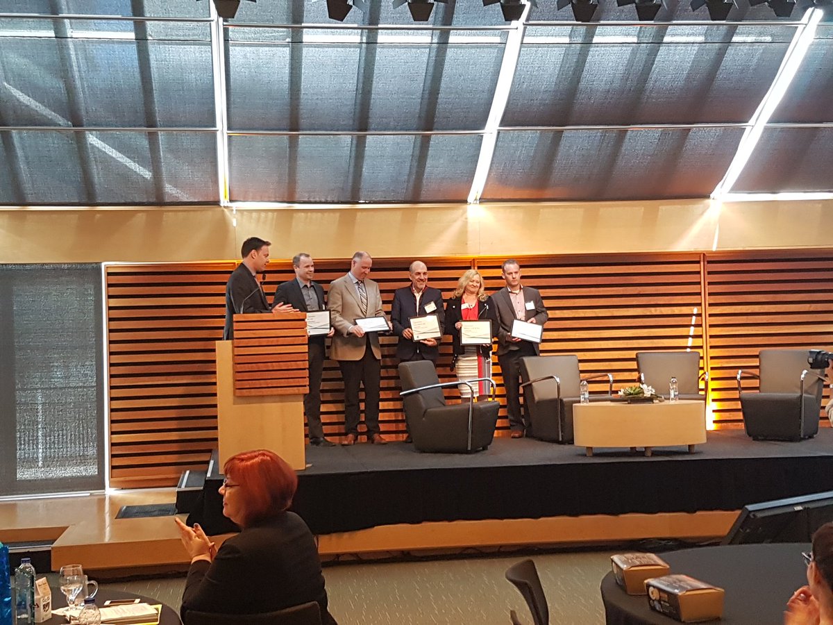 NPDCanada's tweet photo. The winners of NPD's first annual Consumer Choice Awards.#NPDFoodSummit https://t.co/6BJVTaLM5O