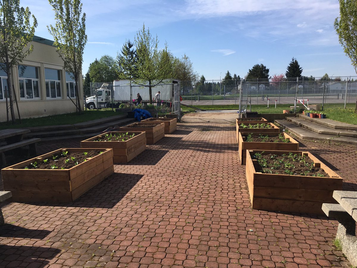 jdwmanning's tweet photo. 🌱 New addition to JH garden... all built by JH students and staff! 🌱#jhlearn https://t.co/oPmxbjmooN