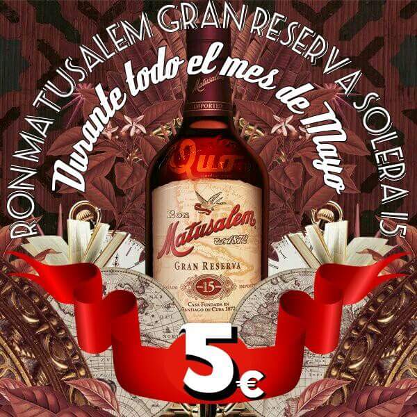 QuoBar's tweet photo. Disfruta del mejor Ron a un precio espectacular #RonMatusalem #GranReserva #Solera15 #Mayo @ronmatusalem_es  #QuoBar https://t.co/iCTxCkJt36