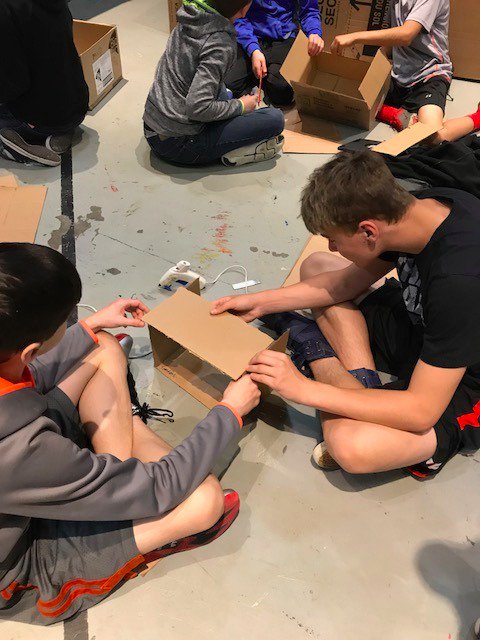 Sallie_mrsB's tweet photo. Creating a Medieval Village in social studies! #handsoned #SDMtalent #kidsdeserveit #historyrocks #middleschool #teenagersrock #lovewhatido https://t.co/v58uXE1ZYi