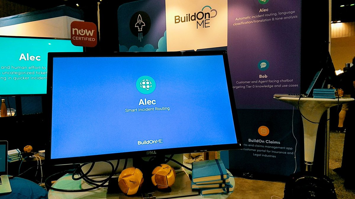 BuildOnMe's tweet image. Quicker resolution to IT incidents. Come by booth 439 to demo Alec-automatic routing and assisgnment + more, powered by IBM Watson. #Know17