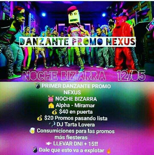 AlphaMiramar's tweet photo. DANZANTE DE LA PROMO 17 DEL IPETYM

PROMO NEXUS

NOCHE BIZARRA 

#DANZANTE
#PROMONEXUS
#VAMOSAESTARTODOS

Pedí tu anticipada https://t.co/Cvri1WSnCG