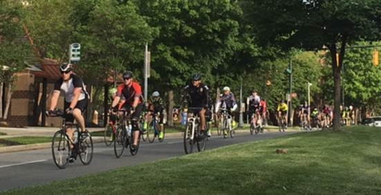 CharlotteDOT's tweet photo. Safe #cycling to our 112 cyclists on #Bike2DC from @CMPD for #NationalPoliceWeek. THX 4 Your Service! Follow at @b2DCride2honor! @CLTgov https://t.co/yOdBX7krxA