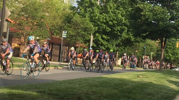 CharlotteDOT's tweet photo. Safe #cycling to our 112 cyclists on #Bike2DC from @CMPD for #NationalPoliceWeek. THX 4 Your Service! Follow at @b2DCride2honor! @CLTgov https://t.co/yOdBX7krxA
