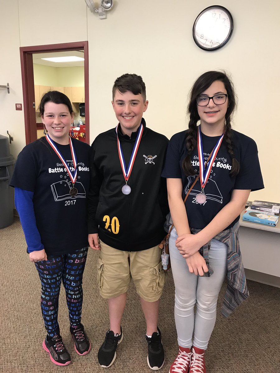 Beaver County Battle of the Books 3rd place goes to HOPEWELL!! 👏🎉👍🥉🏆📚<a href="/HMJHS_Library/">Hopewell JHS Library</a>