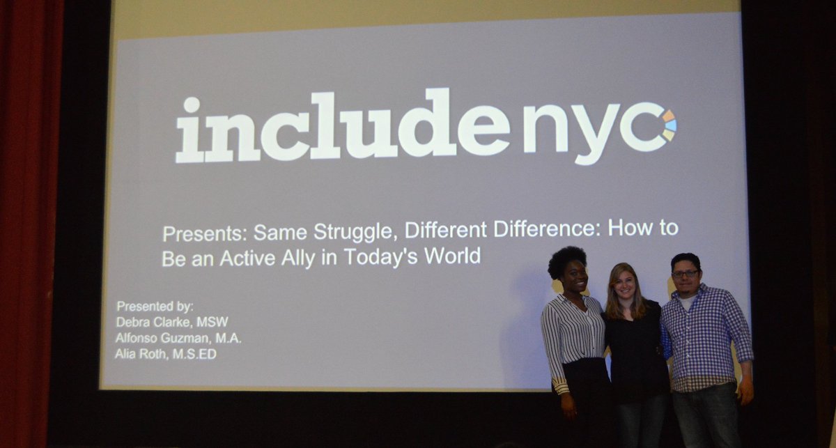 INCLUDEnyc's tweet photo. #INCLUDEnyc Youth Team teaching disability identity to 336 students at Lower Manhattan Arts Academy 👏👏👏 #loveequityaccess https://t.co/BFsfb2CphW