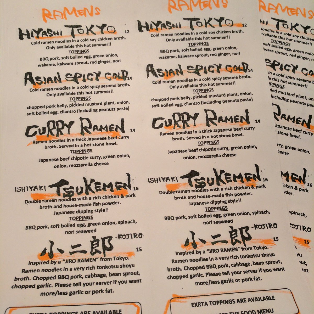 HapaCalgary's tweet photo. Cold ramen features start today!!
☆ Hiyashi Tokyo
☆ Asian Spicy Cold
Available in summer only!!

#hapa #izakaya #calgary #冷やしラーメン始めました https://t.co/O2izrQ1mG0