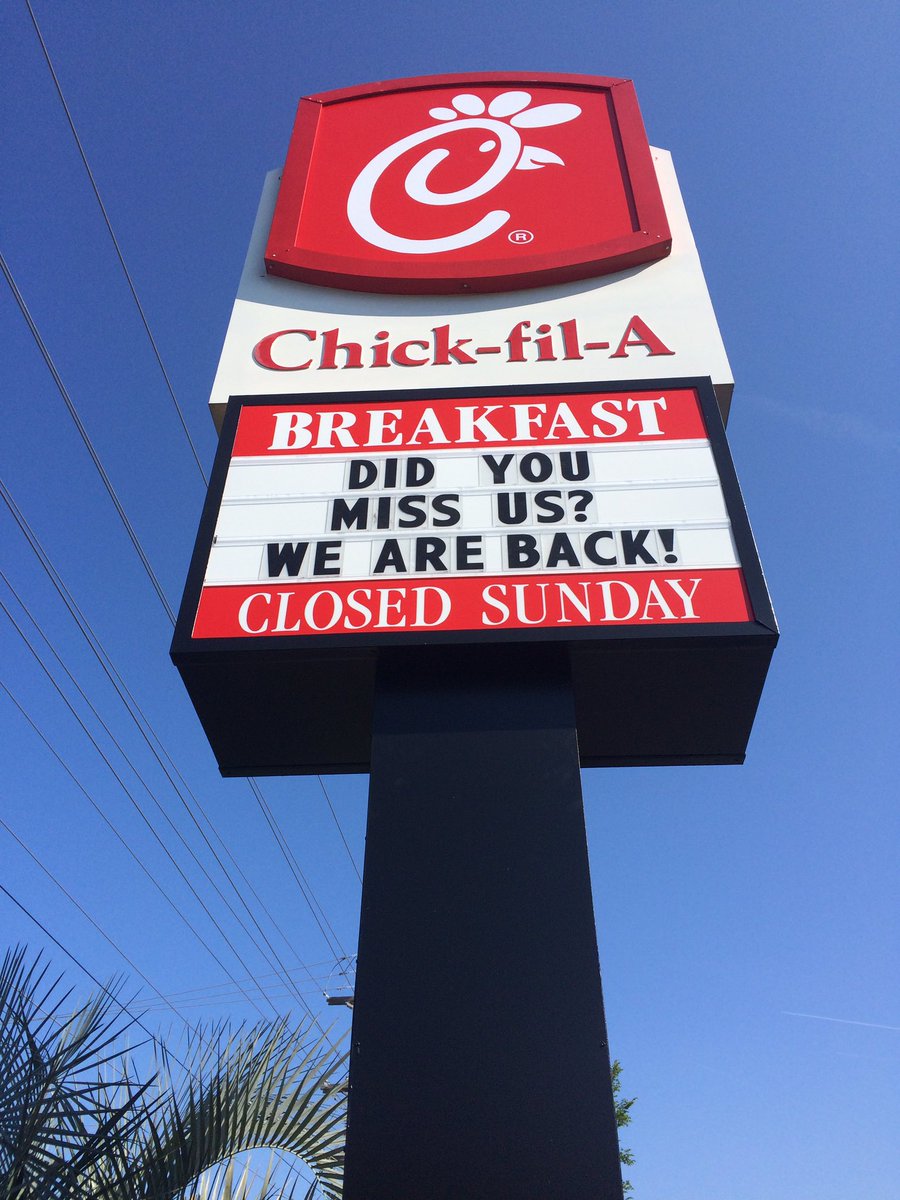CFASeaboardC's tweet photo. We are OPEN! #cfaseaboard https://t.co/WJBVHUzW5H