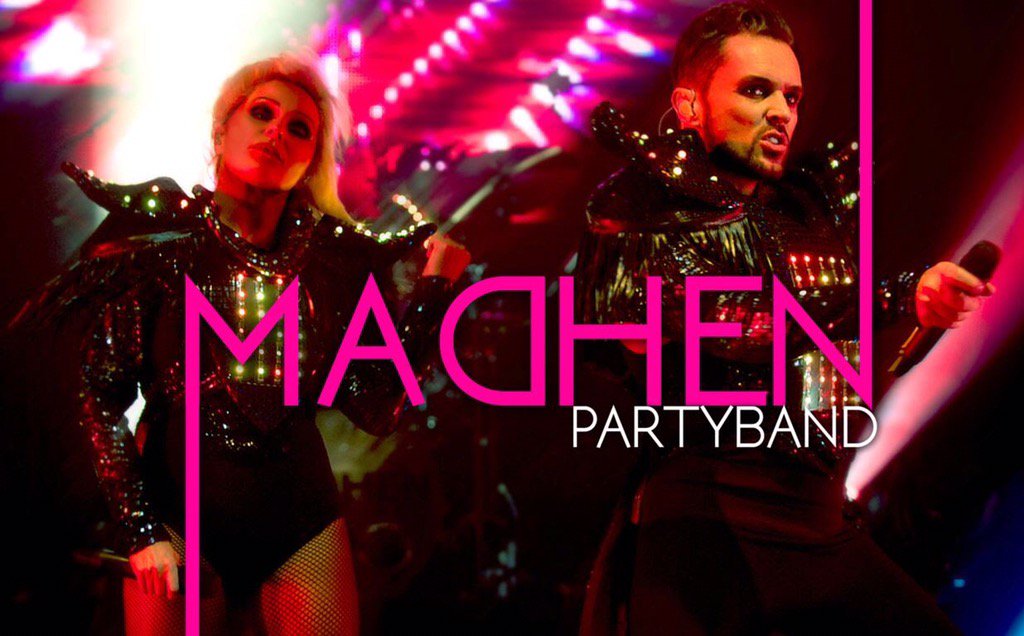 Soundchecking with the unmistakable fire storm that are <a href="/madhenband/">MADHEN</a> <a href="/SofitelLondonT5/">Sofitel Heathrow</a> #party #awesome #fire