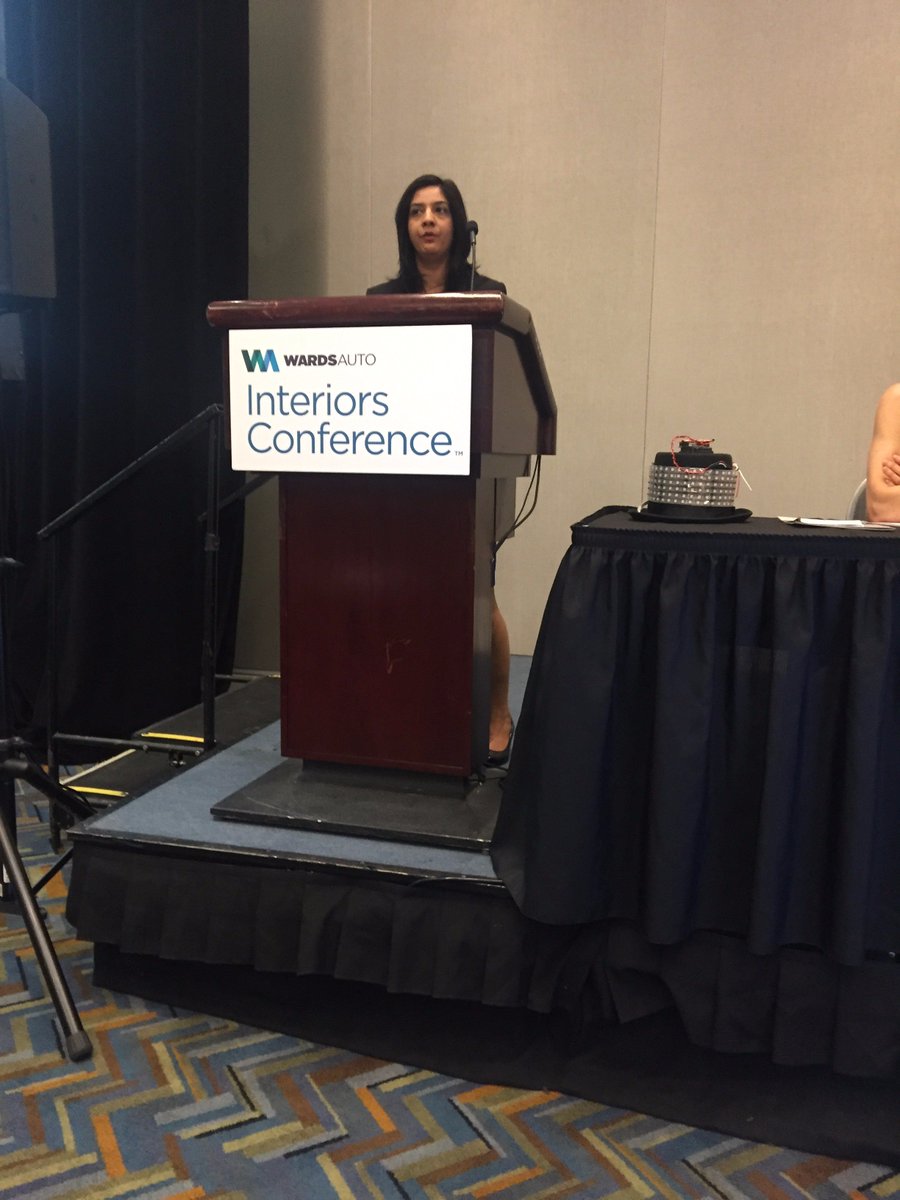 Visteon's tweet photo. Sheetal Patil of Visteon discusses user experience benefits of Visteon's new Phoenix infotainment platform at #WardsAutoInteriors https://t.co/24XUFZxIO5