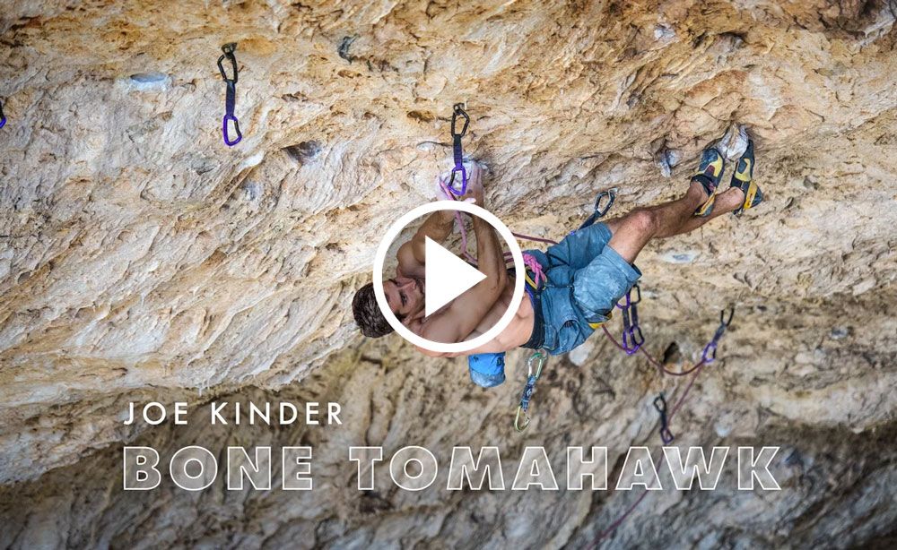 rockandice's tweet photo. VIDEO: Joe Kinder On the First Ascent of Bone Tomahawk (5.14d/5.15a) https://t.co/2wRmU2Iu1k https://t.co/zboIqAwr1C