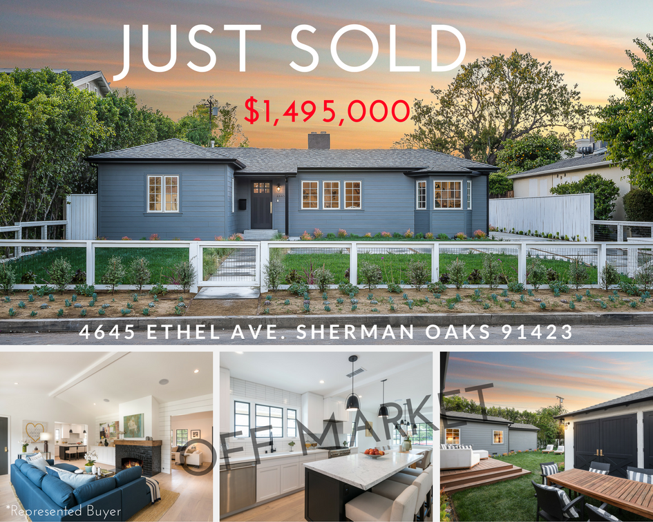 AndrewDinsky's tweet photo. JUST SOLD!  Another Off Market Home in Sherman Oaks. #PLGEstates #JustSold https://t.co/9fly7IEfba