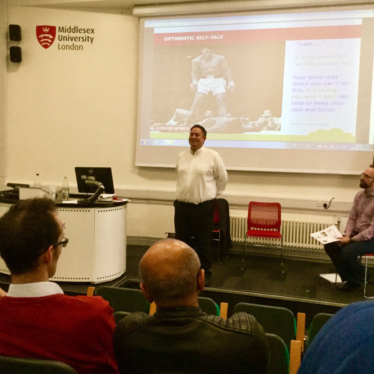 I am... Great session from <a href="/MiddlesexUni/">Middlesex University</a> &amp; <a href="/actionforhappy/">ACTION FOR HAPPINESS</a> for #MHAW17. More happening here mdx.ac.uk/events/2017/05…
