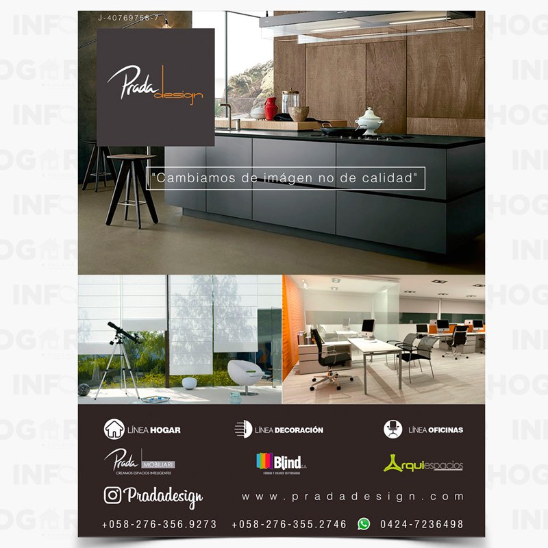 INFOHOTACHIRA's tweet photo. Cree espacios soñados en Prada Design, visítelos en Barrio Obrero o visite su web https://t.co/PTR1i5qXrY https://t.co/v29gmOxhvv