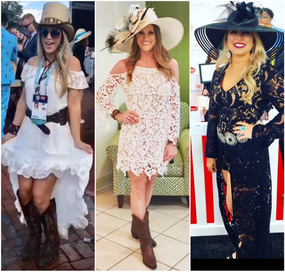 BronteClothing's tweet photo. We Loved seeing these three Beautiful Women Looking Amazing in @BronteClothing at The #KentuckyDerby!!  @TheBleacherBabe https://t.co/2MhSnWQfNL