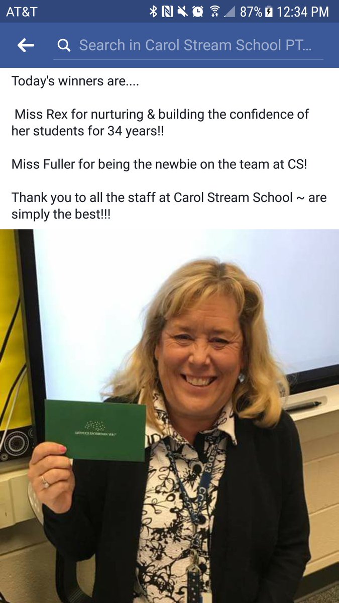 Celebrating or Teachers and Staff this week!