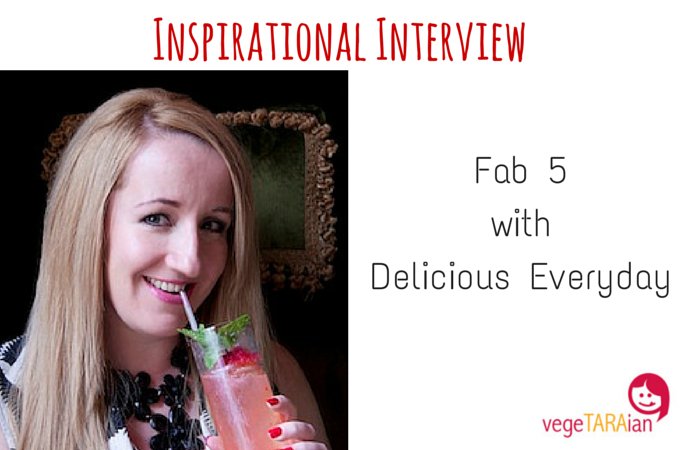 vegeTARAian's tweet photo. Flashback: Inspirational #Interview - Fab 5 with Delicious Ev https://t.co/Sx6uuHUvEC #blogger #deliciouseveryday https://t.co/x2gfZKdbhP
