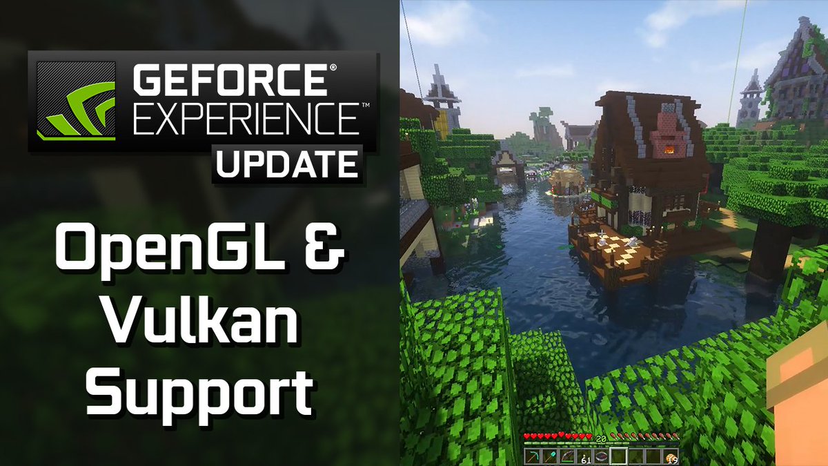 Nvidia Geforce Geforce Experience 3 6 Now Supports Opengl Vulkan Recording Broadcasting For Games Like Minecraft And Doom T Co Jjgn9aja73 T Co Xozscxphmd