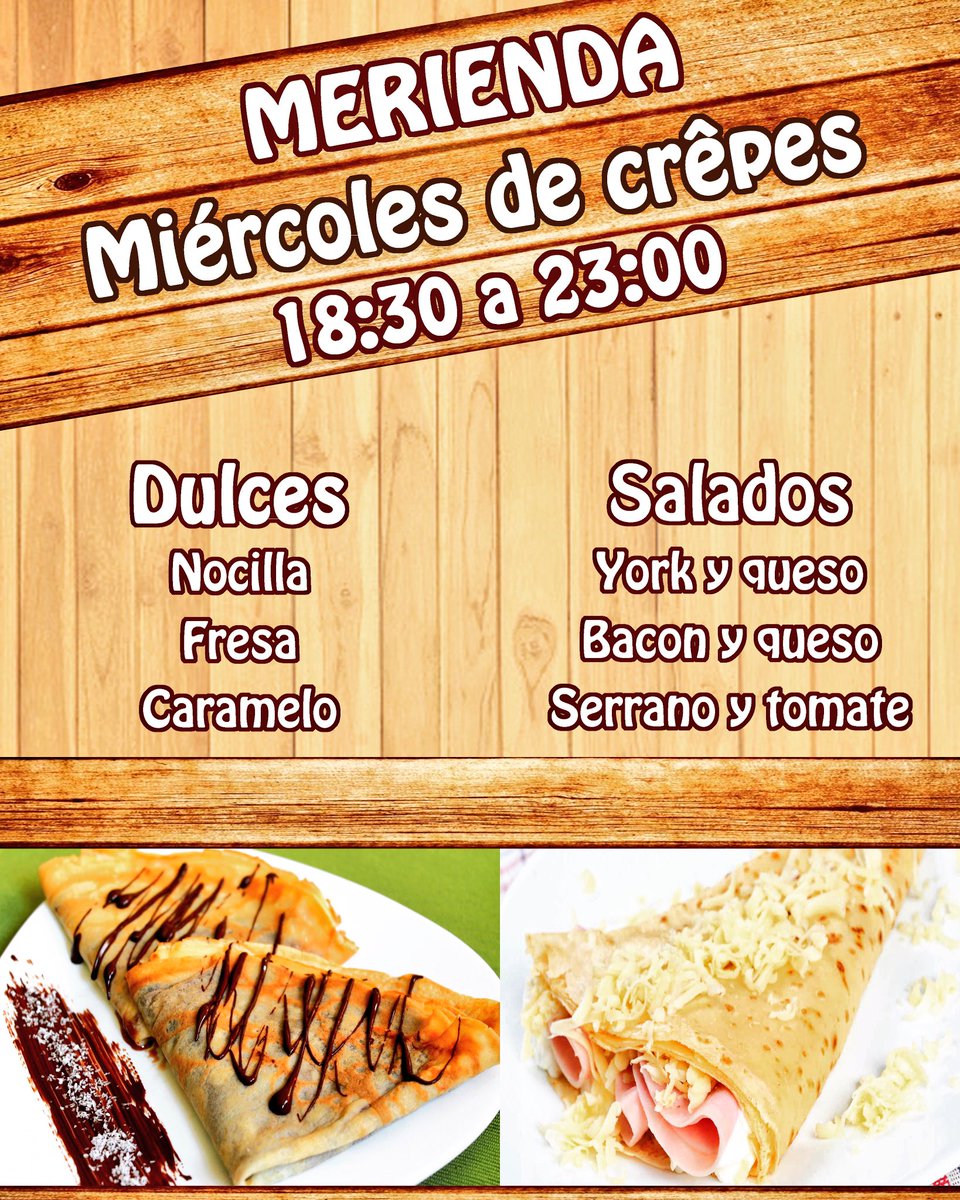 VitoTapes's tweet photo. ¿Te lo vas a perder? ☀️ #crêpes #delicieux #valencia #patraixmola #merienda #amistad https://t.co/rcIwx2D8Nc