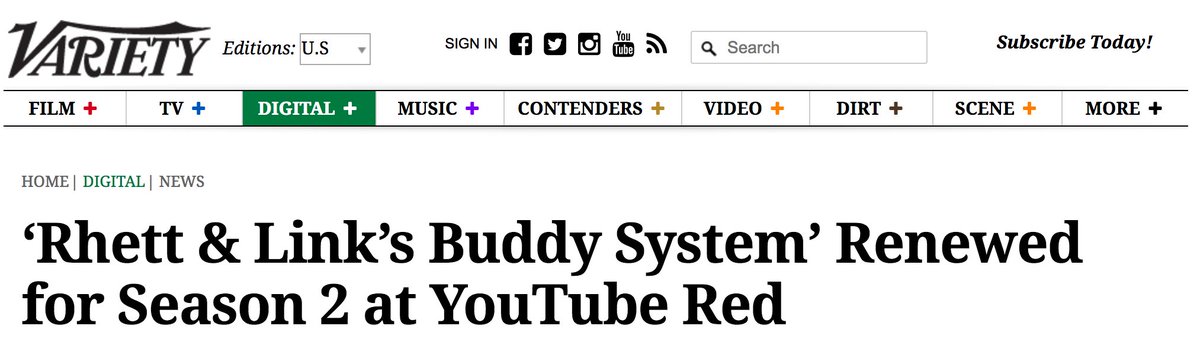 Mythical's tweet image. Excited about #RLBuddySystem season 2!! variety.com/2017/digital/n…