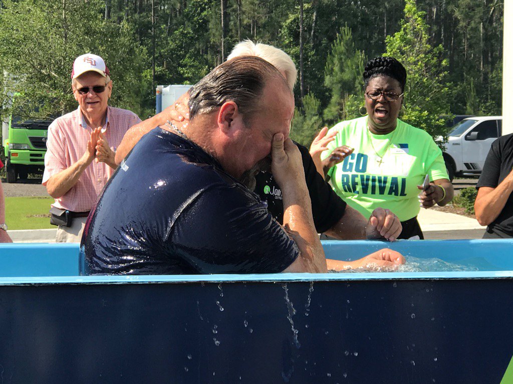 Some things never get old. #baptism #OutreachCenter #5people