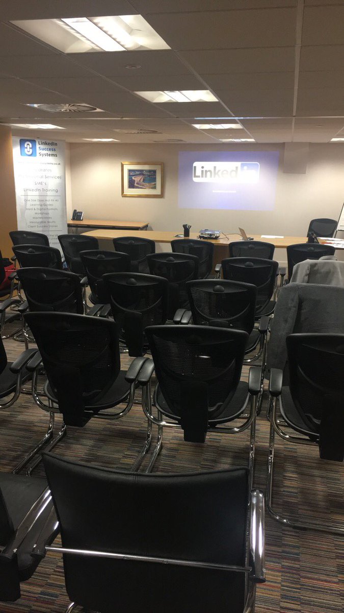 WaterlooQuay's tweet image. All set for our LinkedIn Learning event with Miles Duncan, taking place in our event space in Provender House