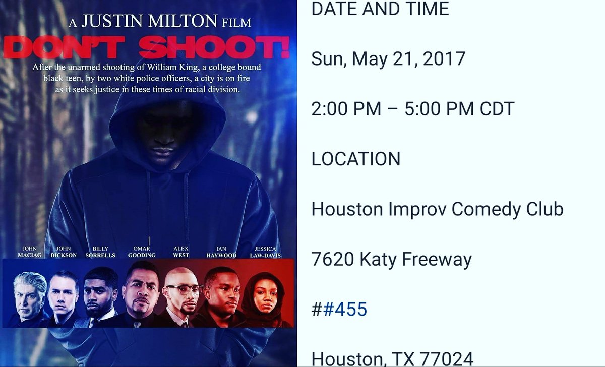 #improv #Houston #dontshoot #PoliceWeek