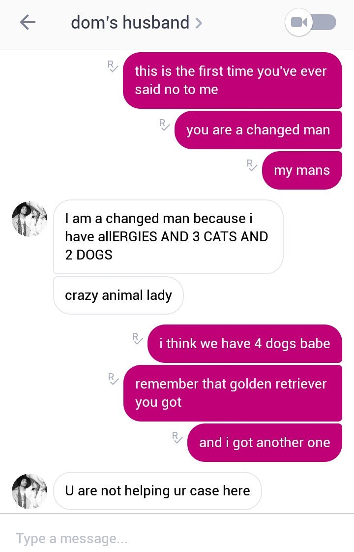 just me asking sev to get another kitty and him freaking out