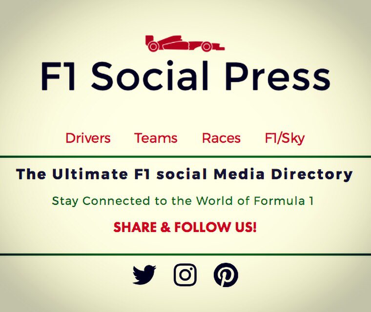 F1SocialPress's tweet photo. The ultimate F1 social media directory. Check out the new https://t.co/CjOVe9XgjU @SkySportsF1 @F1 #F1 #Formula1 #SkySports https://t.co/48FKLkjPD2