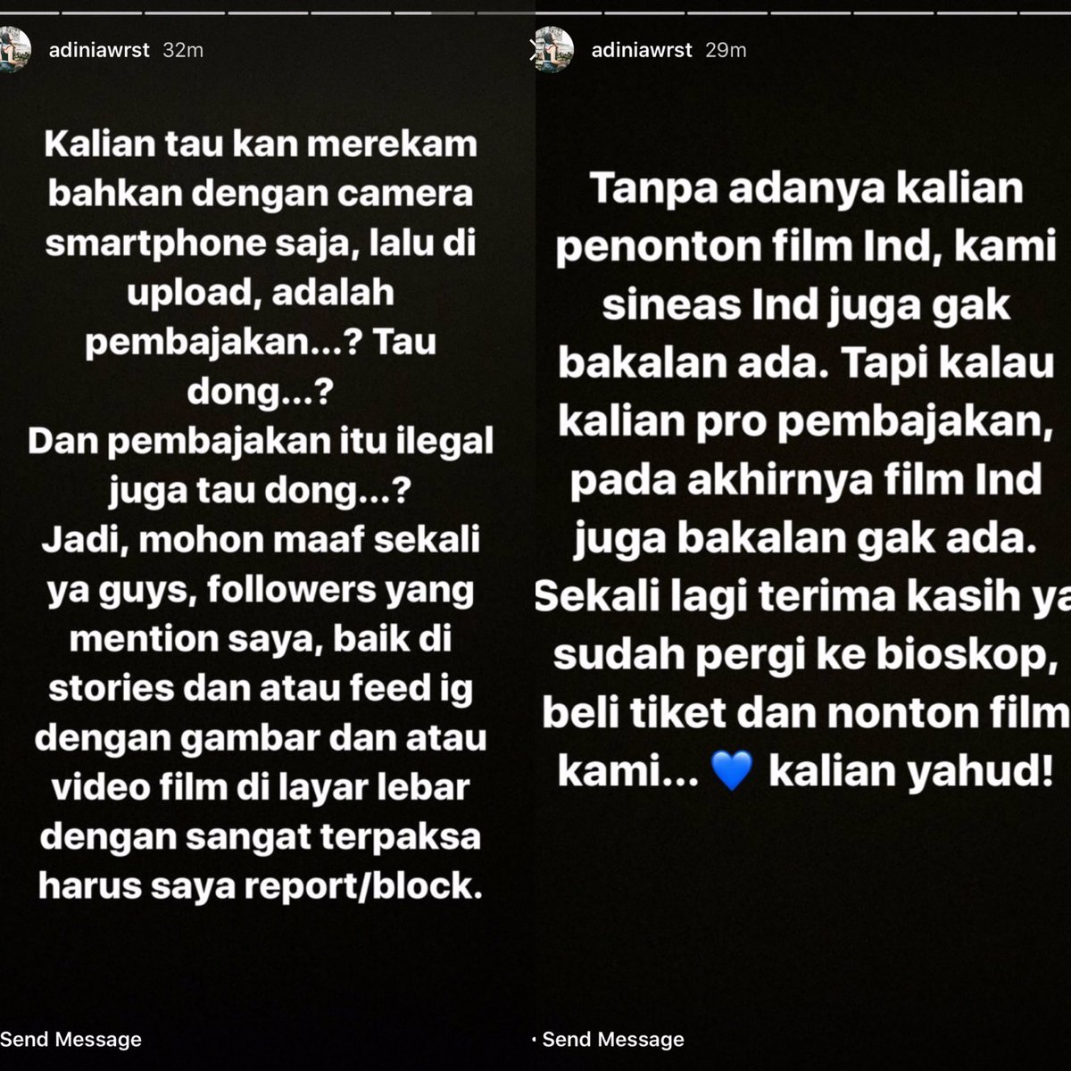 ikanatassa's tweet photo. Pesan penting dari Anya @AdiniaWirasti tentang pembajakan. RT jika setuju yaa.
#CriticalEleven https://t.co/ijO2n9Adnz