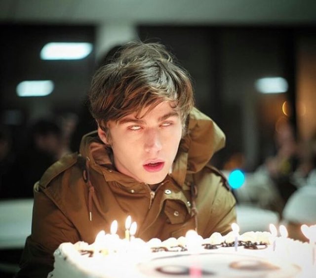 . happy birthday to an adorkable human being, Miles Heizer. Keep those eyes rolling  