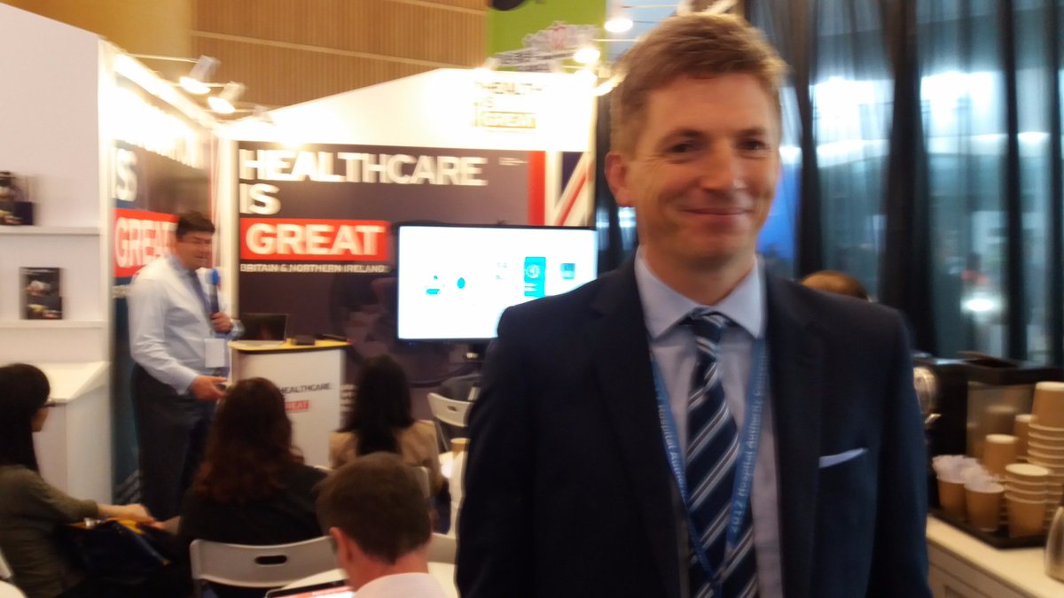 VirtualDocProj's tweet photo. The Virtual Doctors at the DTI @tradegovuk stand at the #HongKong Hospital Authority Convention 2017 https://t.co/sVSbuCfkAj