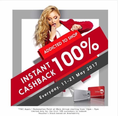 pikavenue's tweet photo. Addicted to shop? Enjoy INSTANT CASHBACK 100%, EVERYDAY until 21 May 2017!

For more info, click https://t.co/HuCBSfoxeD

#pikavego #pikave https://t.co/hU0Jd6IFc3