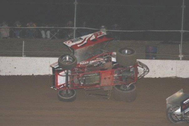 totally_msport's tweet photo. Check out this shot of Danny Vassall, who amazingly returned to all 4 wheels, at Gunnedah Speedway​ in 2012. @VRTAustralia #WheelieWednesday https://t.co/2YsBJ5JrKz