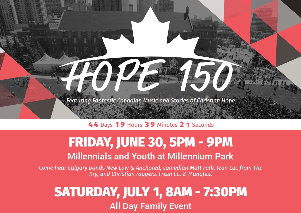 CanadaHope150's tweet photo. This July 1, there will be parties, music, + fireworks across Canada but will there be hope? This Canada day, experience hope @CanadaHope150 https://t.co/TbJvjTn7dx